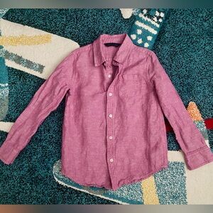 Janie and Jack Linen Shirt - 4T